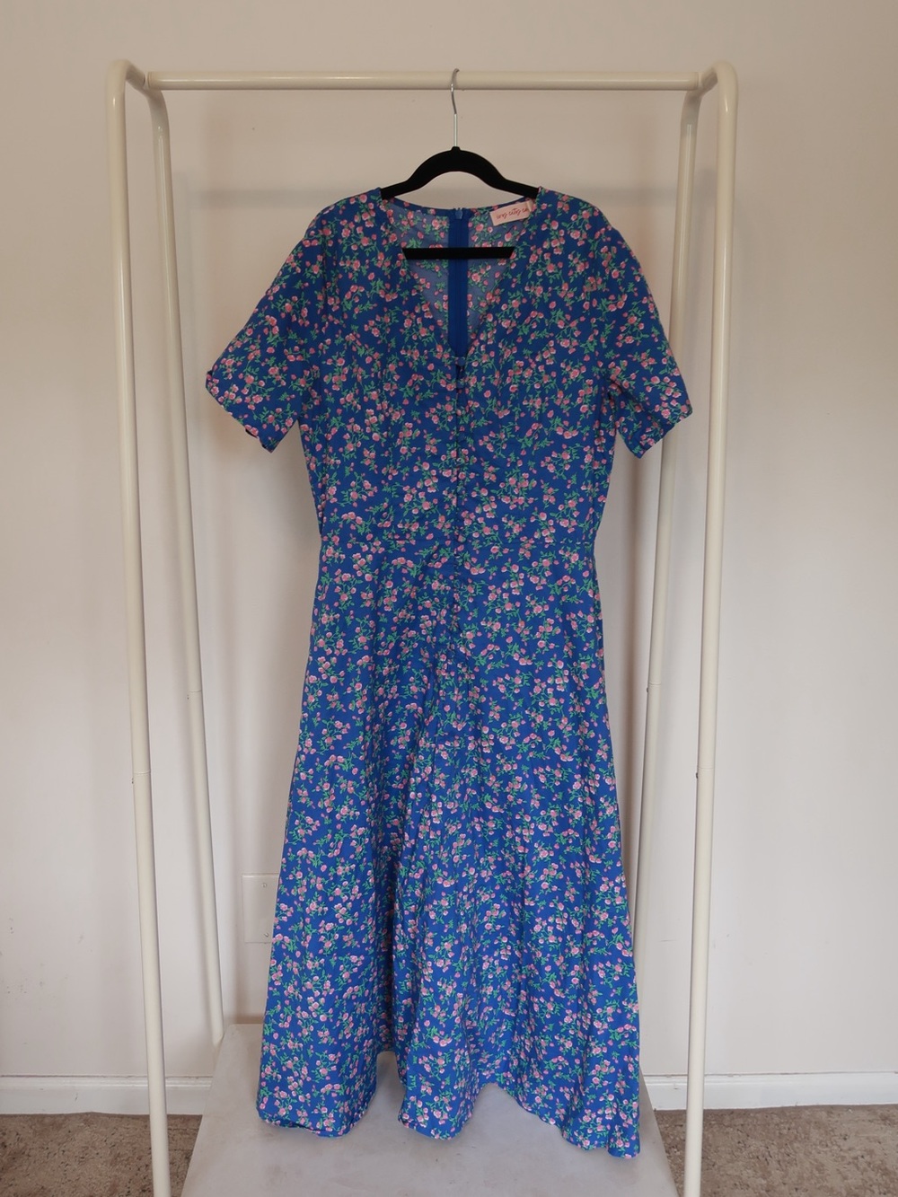 Ivy City Co. Allie Dress in Blue Floral